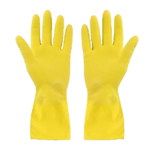 YELLOW HOUSEHOLD GLOVES