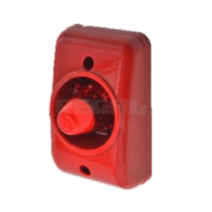 SP Siren & Strobe Red